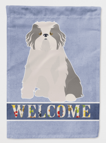 Odis Odessa Domestic Ideal Dog Welcome Flag Canvas House Size
