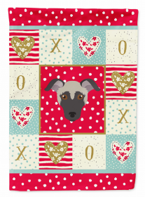 Argentine Pila Dog Love Flag Garden Size