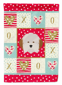 Havanese Dog Love Flag Garden Size