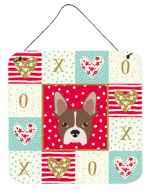 Boston Terrier - Dog Face Wall or Door Hanging Prints