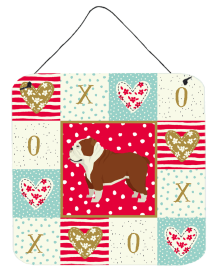 English Bulldog Love Wall or Door Hanging Prints