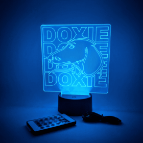Dachshund Lamp | Doxie Dog Breed LED Light | Pet & Vet Gifts