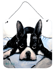 Boston Terrier Jake Dog Tired Wall or Door Hanging Prints