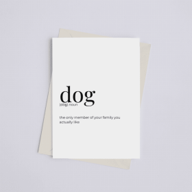Dog - Greeting Card/Wall Art Print (size: 8 x 10 Wall Art Print)