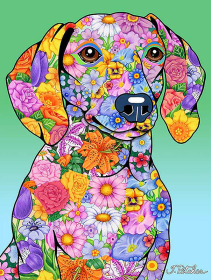French Bulldog  - Tomoyo Pitcher Flowers Garden Flag (size: Garden 12" x 17")
