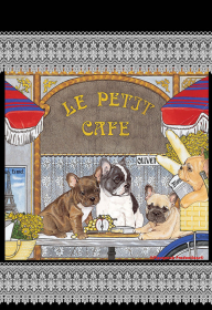 French Bulldogs - Best of Breed Pipsqueak Productions Outdoor Flag (size: House 28" x 40")