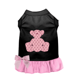 My Cuddly GG Bear (Color: Black with Pink Bottom, size: X Large)