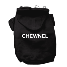 My Fab Chewnel Warm Dog Hoodie (Color: black, size: 2X Large)