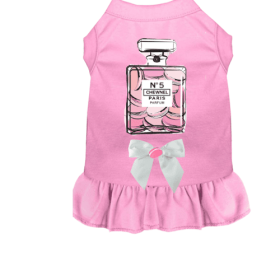My Favorite Treats Dog Dress (Color: pink, size: medium)