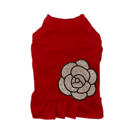 My Glam Camellia (Color: Red, size: large)