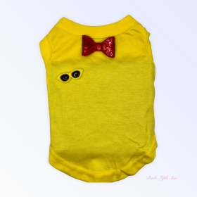 My Summertime Sunglasses & Bows Tank (Color: yellow, size: X Small)