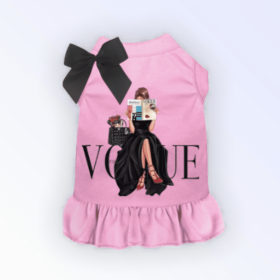 Reading my Vogue (Color: pink, size: small)