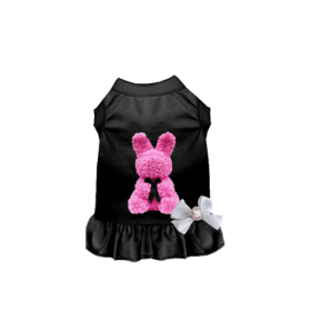 Rose Bunny Loves Me (Color: black, size: X Large)