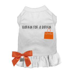 Barkin' for A Birkin- Dog Dress (size: medium)