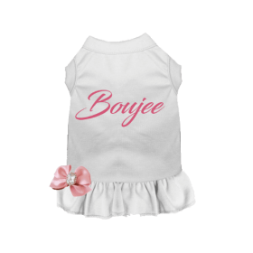 Boujee (Color: White, size: large)