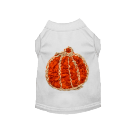 Chiffon Rose Halloween Pumpkin Shirt (Color: White, size: X Large)