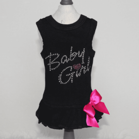 Baby Girl Dress (Color: black, size: XS)
