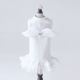 Lil Angel Dress (Color: White, size: XS)