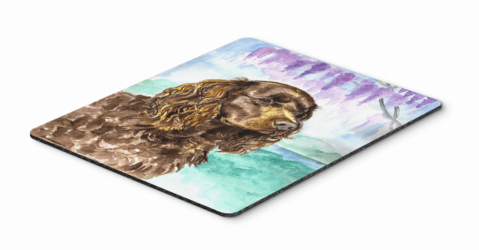 Dog Breed Mouse Pad, Hot Pad or Trivet (Color: American Water Spaniel, size: 9.5 x 8)