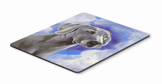 Dog Breed Mouse Pad, Hot Pad or Trivet (Color: Weimaraner, size: 9.5 x 8)