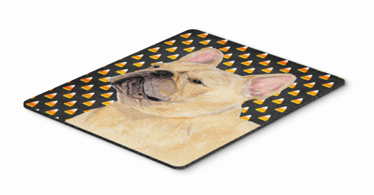 French Bulldog Candy Corn Halloween Portrait Mouse Pad, Hot Pad or Trivet (Color: SS4278MP, size: 9.5 x 8)