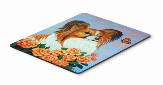 Papillon Dog Breed Mouse Pad, Hot Pad or Trivet (Color: Papillon 14, size: 9.5 x 8)
