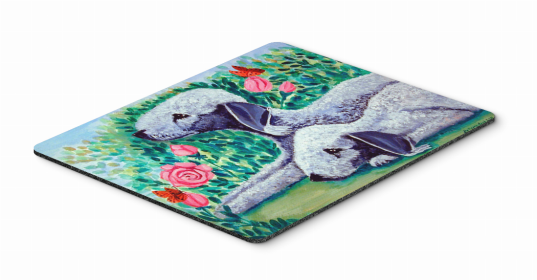 Dog Breed Design Mouse Pad, Hot Pad or Trivet (Color: Bedlington Terrier, size: 9.5 x 8)