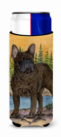 French Bulldog Ultra Hugger for slim cans (Color: SS8597MUK, size: 4 x 6.5)