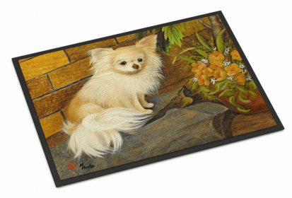 Dog Breed Themed Indoor or Outdoor Mat (Color: Chihuahua 3, size: 27 x 18)