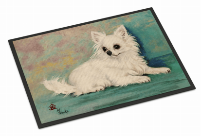 Dog Breed Themed Indoor or Outdoor Mat (Color: Chihuahua 4, size: 27 x 18)
