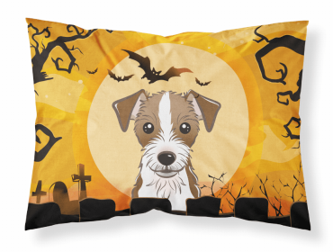 Halloween With Dog Fabric Standard Pillowcase (size: 30 x 20.5)