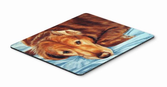 Dog Breed Design Mouse Pad, Hot Pad or Trivet (Color: Golden Retriever, size: 9.5 x 8)