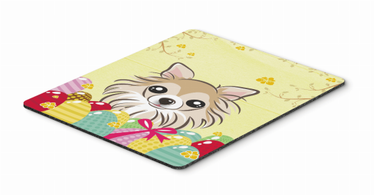 Dog Breed Easter Egg Hunt Mouse Pad, Hot Pad or Trivet (Color: Chihuahua, size: 9.5 x 8)