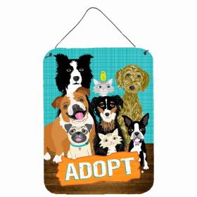 Adopt Pets Adoption Wall or Door Hanging Prints (size: 12 x 16)