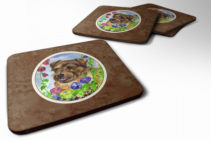 Dog Breed Terrier Group Foam Coaster (Color: Norfolk Terrier, size: 3.5 x 3.5)