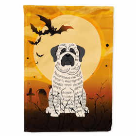 Halloween/Dog Breed Themed Flag Canvas (Color: Mastiff - Brindle and White, size: 28 x 40)