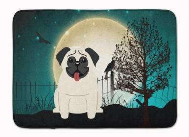 Halloween Scary Dogs Machine Washable Memory Foam Mat (size: 27 x 19)