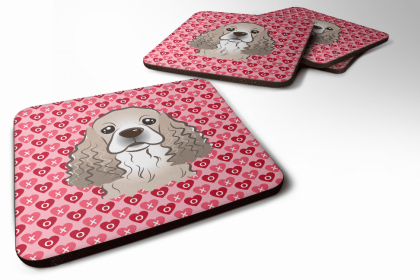 Dog Breed Spaniel Group Foam Coaster (Color: Cocker Spaniel, size: 3.5 x 3.5)