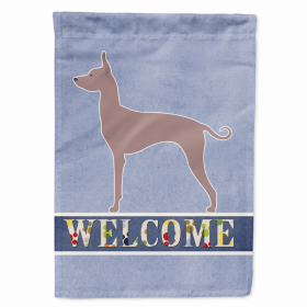 Welcome/Dog Breed Flag Canvas (Color: Dogo Argentino, size: 28 x 40)