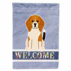 Welcome/Dog Breed Flag Canvas (Color: Beagle 3, size: 28 x 40)