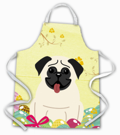 Easter Eggs Apron (Dog Breed Print) (size: 31 x 27)
