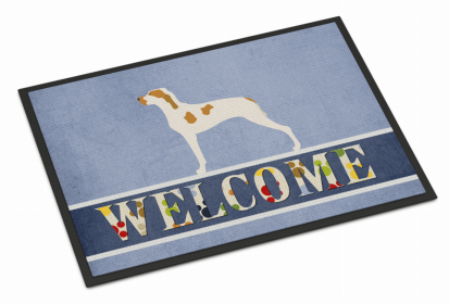 Dog Breed Themed Welcome Indoor or Outdoor Mat (Color: Pointer, size: 36 x 24)