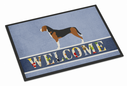 Dog Breed Themed Welcome Indoor or Outdoor Mat (Color: Hamiltonstovare, size: 36 x 24)
