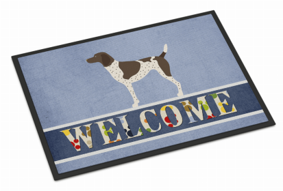 Dog Breed Themed Welcome Indoor or Outdoor Mat (Color: German Shorthaired Pointer, size: 36 x 24)