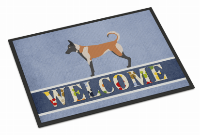 Dog Breed Themed Welcome Indoor or Outdoor Mat (Color: Malinois, size: 36 x 24)