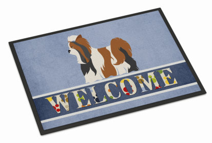 Dog Breed Themed Welcome Indoor or Outdoor Mat (Color: Biewer Terrier, size: 36 x 24)