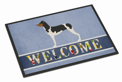 Dog Breed Themed Welcome Indoor or Outdoor Mat (Color: Brazilian Terrier, size: 36 x 24)