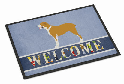 Dog Breed Themed Welcome Indoor or Outdoor Mat (Color: Mastiff - Belgium, size: 36 x 24)