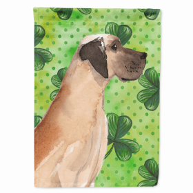St. Patrick's/Dog Breed Themed Flag Canvas (Color: Great Dane, size: 28 x 40)