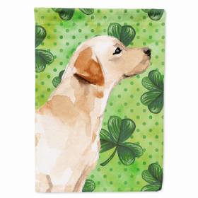 St. Patrick's/Dog Breed Themed Flag Canvas (Color: Labrador Retriever - Yellow #2, size: 28 x 40)
